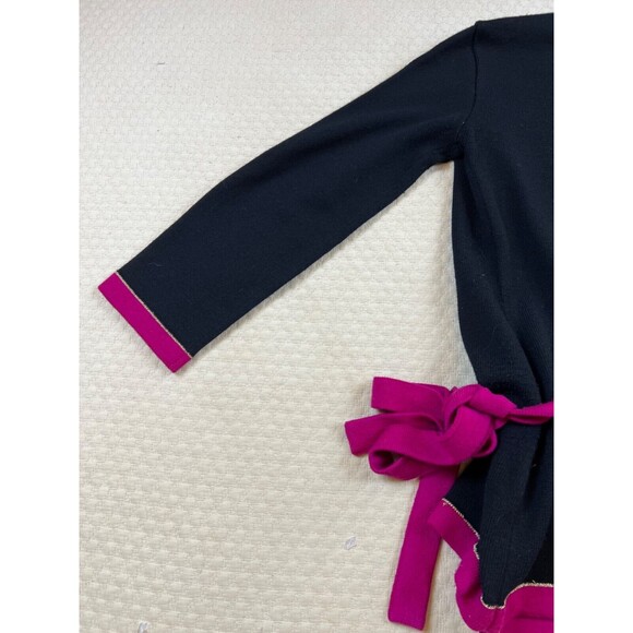 Vintage Saint Laurent Rive Gauche Wrap Cardigan Wool 1970s | Size Medium - Picture 10 of 13